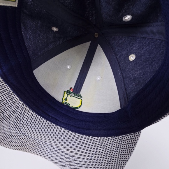 Masters Heathered Blue Performance Mesh Back Hat Augusta National Golf - Picture 7 of 10